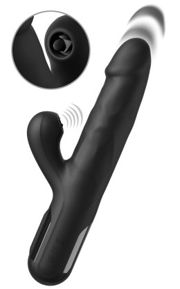 Fetish Fantasy Series Sonix Thruster silikonowy, wielofunkcyjny, czarny 22 cm Fetish Fantasy