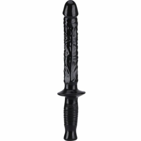 GET REAL Manhandler 38 cm czarny - pałka intymna z uchwytem PVC GET REAL