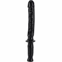 GET REAL Manhandler 38 cm czarny - pałka intymna z uchwytem PVC GET REAL