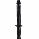 GET REAL Manhandler 38 cm czarny - pałka intymna z uchwytem PVC GET REAL