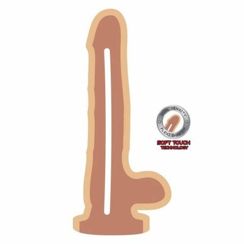 GET REAL Model Double Density 12 cm Naturalny z Przyssawką TPE GET REAL
