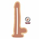 Get Real Double Density 18 cm - Model anatomiczny z przyssawką, beżowy GET REAL