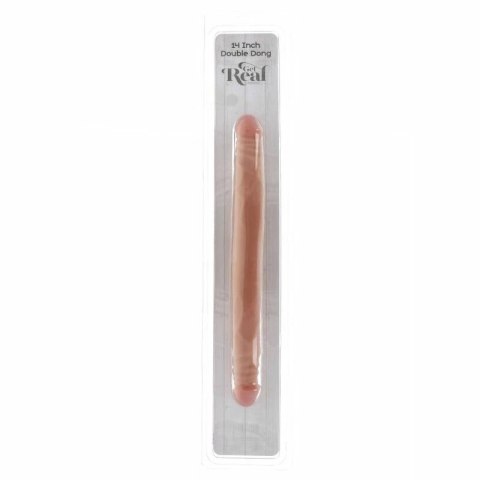 Get Real Double Dong 35 cm - elastyczny model anatomiczny, kolor skora GET REAL