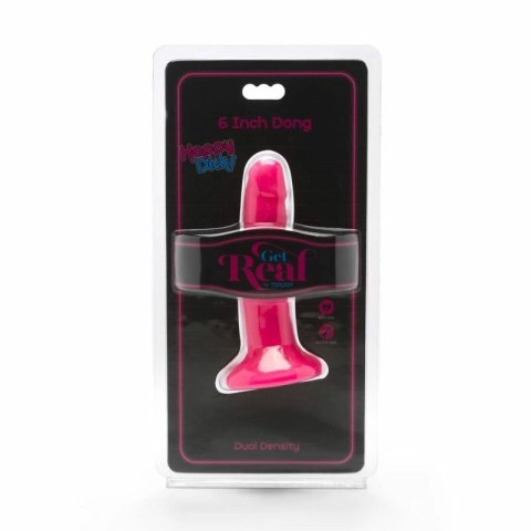 Get Real Happy Dicks Dong 12 cm rożowy - model z przyssawką PVC GET REAL