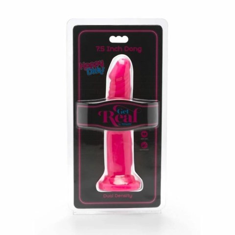 Get Real Happy Dicks Dong 19 cm rożowy - model anatomiczny z przyssawką GET REAL