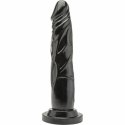 Get Real Model 18 cm Czarny - Anatomiczny element intymny PVC GET REAL