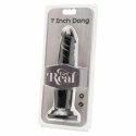 Get Real Model 18 cm Czarny - Anatomiczny element intymny PVC GET REAL