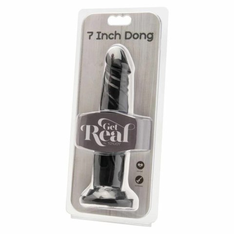 Get Real Model 18 cm Czarny - Anatomiczny element intymny PVC GET REAL
