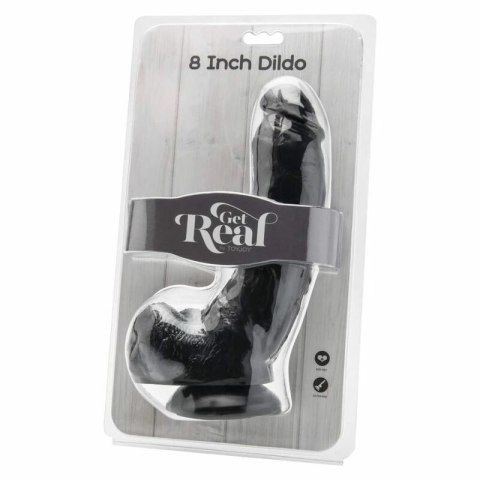 Get Real Model 20,5 cm Czarny - Anatomiczna Forma z Kulistymi Elementami GET REAL