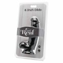 Get Real model 12 cm z kulkami czarny - anatomiczny model intymny PVC GET REAL