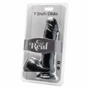 Get Real model 18 cm czarny - anatomiczny model z kulkami PVC GET REAL