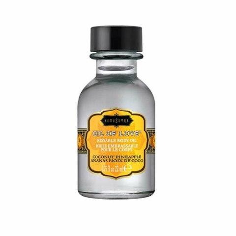 Kama Sutra Oil of Love Coconut Pineapple 22ml - olejek rozgrzewający o zapachu kokosa i ananasa KamaSutra