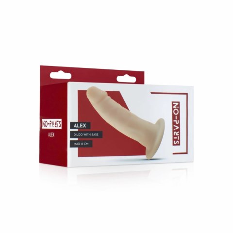 No-Parts Alex - Model silikonowy 15 cm z przyssawką, anatomiczny No-Parts