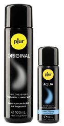 Pjur Zestaw Prezentowy 30-lecie - Lubrykanty Silikonowy 100ml + Wodny 30ml Pjur