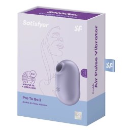 Satisfyer Pro To Go 2 - Kompaktowy model z podwojną pulsacją powietrza Satisfyer