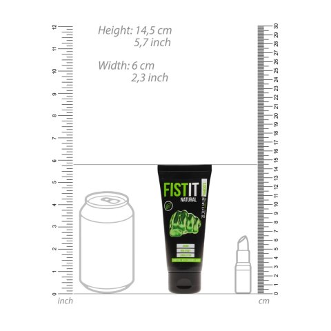 Shots Fist It Natural - Lubrykant wodny, 100 ml, ekologiczny, wegański Fist It by Shots