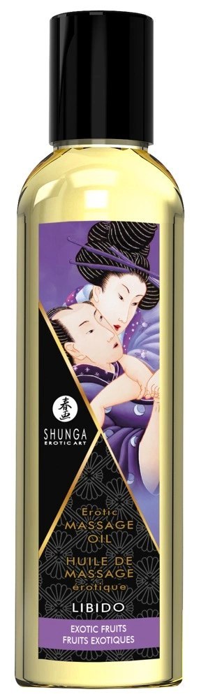 Shunga Secret Set Fruity Kisses - Zestaw Olejkow Masażowych 3-częściowy Shunga