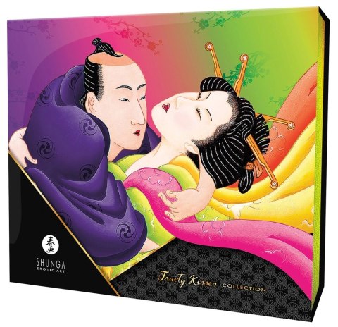 Shunga Secret Set Fruity Kisses - Zestaw Olejkow Masażowych 3-częściowy Shunga