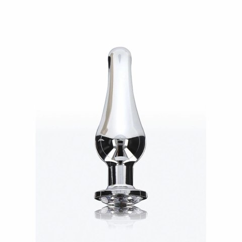 TOYJOY Diamond Bum Bijou Small - aluminiowy model z kryształem srebrnym TOYJOY