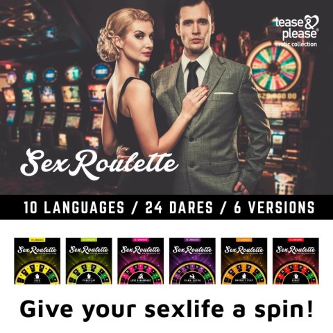 Tease & Please Sex Roulette Naughty Play gra planszowa 24 wyzwania Tease & Please