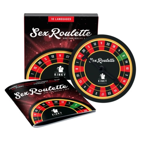 Tease and Please Sex Roulette Kinky gra planszowa wielojęzyczna Tease & Please