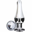 ToyJoy Diamond Bum Bijou Large - Aluminiowy model z ozdobą kryształową TOYJOY