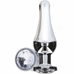 ToyJoy Diamond Bum Bijou Large - Aluminiowy model z ozdobą kryształową TOYJOY