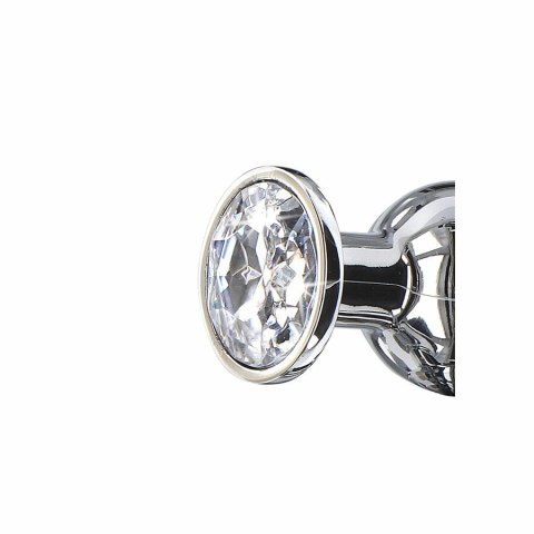 ToyJoy Diamond Bum Bijou Large - Aluminiowy model z ozdobą kryształową TOYJOY