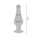 ToyJoy Diamond Bum Bijou Large - Aluminiowy model z ozdobą kryształową TOYJOY