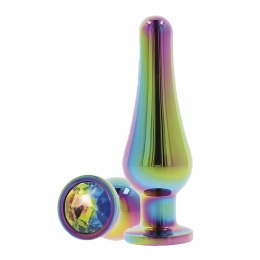 ToyJoy Twilight Bum Bijou Mały Plug Aluminiowy z Kolorowym Kryształem TOYJOY