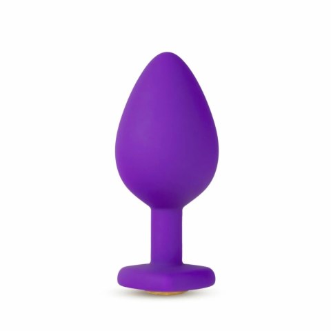 Blush Temptasia Bling Plug Medium fioletowy z ozdobnym kryształem Temptasia