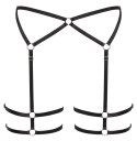 Cottelli LINGERIE Uprząż Czarna z Regulacją L/XL Cottelli