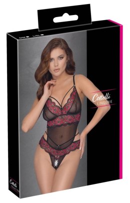Cottelli Lingerie Body Kwiatowa Dwukolorowa Koronka L/XL Cottelli