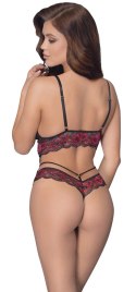 Cottelli Lingerie Body Kwiatowa Dwukolorowa Koronka L/XL Cottelli