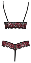 Cottelli Lingerie Body Kwiatowa Dwukolorowa Koronka L/XL Cottelli