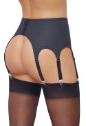 Cottelli Lingerie Pas do Pończoch 8 Szelek Czarny Matowy S Cottelli