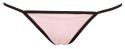 Cottelli Lingerie koszulka nocna M rożowa z koronką i stringami Cottelli