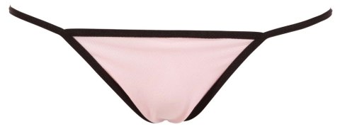Cottelli Lingerie koszulka nocna M rożowa z koronką i stringami Cottelli