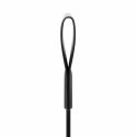 Luxe Whip Black - solidny bat z ekoskory 42,5 cm Easytoys