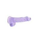 RealRock Crystal Clear 17 cm model anatomiczny z mocną przyssawką RealRock by Shots