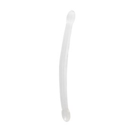 RealRock Crystal Clear - Podwojny model intymny 42 cm, przezroczysty RealRock by Shots