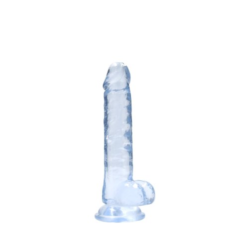 RealRock Crystal Clear model z anatomicznymi kulkami, 19 cm, przezroczysty RealRock by Shots