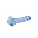 RealRock Crystal Clear model z anatomicznymi kulkami, 19 cm, przezroczysty RealRock by Shots