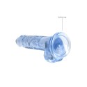 RealRock Crystal Clear model z anatomicznymi kulkami, 19 cm, przezroczysty RealRock by Shots