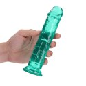 RealRock Crystal Clear model z przyssawką 18 cm transparentny RealRock by Shots