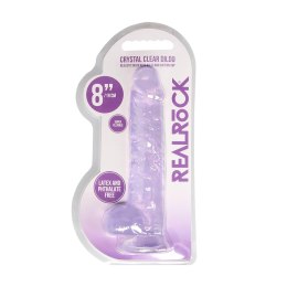 RealRock Crystal Clear model z przyssawką 21 cm transparentny RealRock by Shots