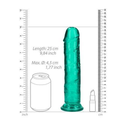 RealRock Crystal Clear model z przyssawką 23 cm przezroczysty RealRock by Shots