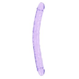 RealRock Crystal Clear podwojny model anatomiczny 45 cm przezroczysty RealRock by Shots
