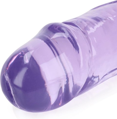 RealRock Crystal Clear podwojny model anatomiczny 45 cm przezroczysty RealRock by Shots