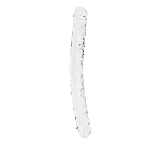 RealRock Crystal Clear podwojny model intymny 34 cm anatomiczny RealRock by Shots